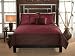Barclay Full / Queen Size Quilt with 2 Shams Chocolate / Red
