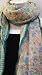 Chiffon Silk Sheer Light Yellow Long Big Scarf, Neck Wear, Wrap, Intricate Delicate Embroidered Fabric, Sofa Throw