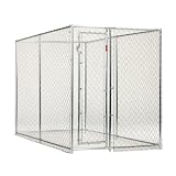 Lucky Dog 6-by-10-by-5 Foot CL61098 Easy Ship Chain-Link Box Kennel by LUCKY DOG