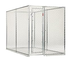 Lucky Dog 6-by-10-by-5 Foot CL61098 Easy Ship Chain-Link Box Kennel