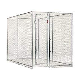 Lucky Dog 6-by-10-by-5 Foot CL61098 Easy Ship Chain-Link Box Kennel