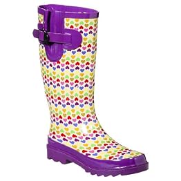 Women's Zuri Heart Rain Boots - Multicolor