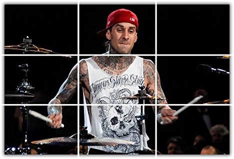 Travis Barker Blink 182 Poster Large Print Giant Wall Art Room Decor C