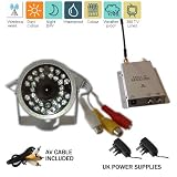 30 Led Day Night Vision Wireless Cctv Security Colour Camera With Audio 380 Tvl 13 Sharp Cmos Sensor With Receiver Internal External Use Weatherproof With Power Supplies And Av Cables Supplied