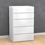 Nexera 221503 Blvd 5-Drawer Chest, White