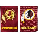 NFL Washington Redskins Suede Glitter Garden Flag