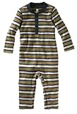 Tea Collection Baby-Boys Infant Juarez Stripe Romper, Kelp, XX-Small
