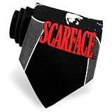 Men's Say Hello Polyester Tie by Scarface in Silver