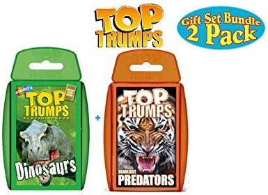 Top Trumps Dinosaurs and Predators Gift Set Bundle