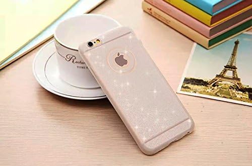 Alicases iPhone 6 Plus Case, 5 Colors Ultra Slim Bling Candy TPU Anti Scratch Durable Protective Case Cover + HD Clear Screen Protector + 1pcs Dust Plug for iPhone 6 Plus 5.5 Inche Screen (Gray)
