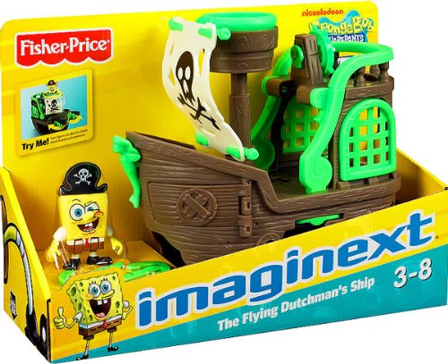 Imaginext SpongeBob SquarePants The Flying Dutchman Ship Pre-School Fisher-Price