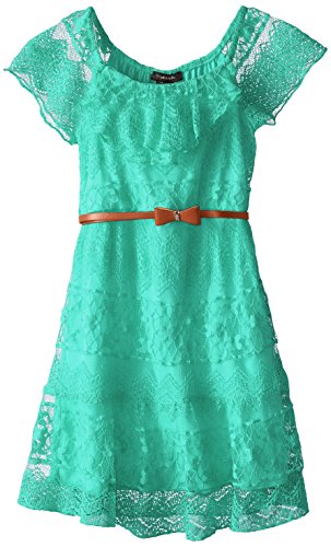 My Michelle Big Girls Short Sleeve Dress Mint 8 | Desertcart Bahamas
