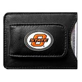 Oklahoma State Cowboys NCAA Logo Card/Money Clip Holder (Leather)