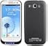 LanLan 3200 mAh External Battery Power Pack Case (With Media Kick Stand) (Black) + Free Screen Protector for Samsung Galaxy S3 i9300