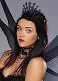 Ladies Halloween Gothic Black Tiara