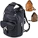 Leather and Non-Leather Trim Shoulder Bag