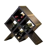 Seville Classics Classic Lines Wine Rack Mocha