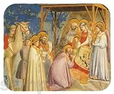 Adoration of the Magi by Giotto Mouse Pad