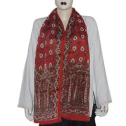 Printed Scarves Crepe Silk 20 X 68 inches (rsrf064)