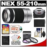 Sony Alpha NEX E-Mount 55-210mm f/4.5-6.3 OSS Zoom Lens with 32GB Card + NP ....