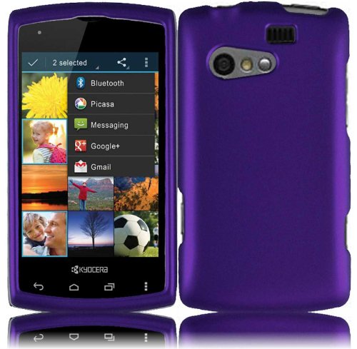 For Kyocera Rise C5155 Hard Cover Case Dark Purple