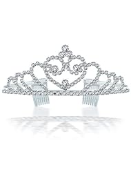 Valentines Day Bling Jewelry Rhinestone Crystal Bridal Tiara Headpiece... by 