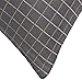 Amazon Brand – Pinzon Reversible Square Matelasse King Sham, Grey/Camel
