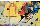 Clementoni 39195.0 - Puzzle 1000 teilig Kandinsky - Gelb-Rot-Blau