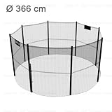 Ersatz Sicherheitsnetz Ø 366 cm für 8 Stangen, ohne Pfosten