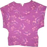  - Urban Outfitters Lux Purple butterfly print Juniors Top T-Shirt