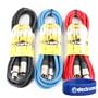 3x Proel Male XLR to Female XLR Red 3m