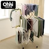 【OHKI】 タワー型室内物干し(大)
