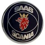 OES Genuine SAAB SCANIA Hood Emblem - 68mm Diameter by OES Genuine