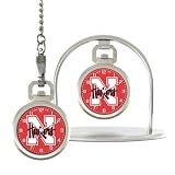 Nebraska Cornhuskers Stainless Steel Pocket Watch