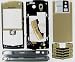 --Gold T-Mobile RIM BlackBerry Pearl 8100 Original OEM Full Complete Housing Faceplat...