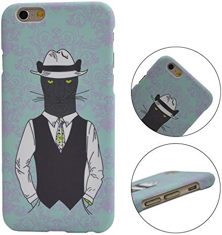 iPhone 6S Case, TURF Orc Series Slim Protective Scratch Proof Hard Back Case Cover for iPhone 6S 4.7 inch Mr. Panther