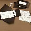 Self Mailer Pocket Invite Kit - Brown Shimmer (50 ct)
