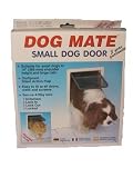 Dog Mate Small Dog/large Cat 4-way Lockable Door Flap White