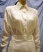 Long Sleeve Bridal Blouse with Fringe in Ivory