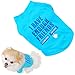 Voberry® New Fashion Pet Puppy Funny Cute Clothes Summer Cotton Quote Shirt Small Dog Cat Pet T Shirt (XS)