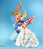 My Little Kitchen Fairies from Enesco Patriotic Rocket Fairie Musical 5.5 IN