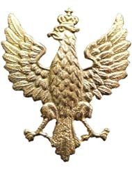 14k Gold 1918 Eagle 1 inch Lapel Pin