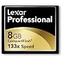 Lexar 8GB 133X Professional Type I CompactFlash Card