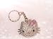 High Quality 8gb Hello Kitty Crystal Jewelry USB Flash Memory Drive keychain
