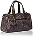 MG Collection Crocodile-Embossed Bowler Bag