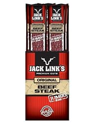 Jack Link's Beef Steak, Original, 2-Ounce Packages (Pack of 12)