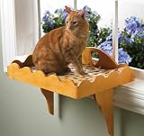 Pet Supplies : Cat Pet Dog Window Perch Bed Wooden