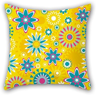 Beautfuldecor Home Decoration Pretty Little Floral Pillowcase 16X16 Inch Throw Cushion Cover