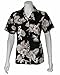 Made in Hawaii ! Women's Hibiscus Bird Flowers Hawaiian Aloha Shirt