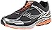 Saucony Men's Stabil CS3 Running Shoe,Black/Silver/Vizi Orange,12.5 M US